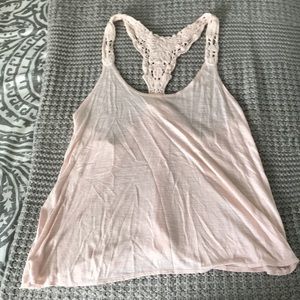 Light Pink Detailed Tank